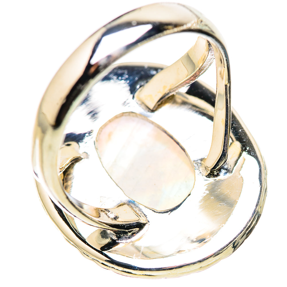 Rainbow Moonstone Rings handcrafted by Anasilvercos - RING132864 - Photo 3