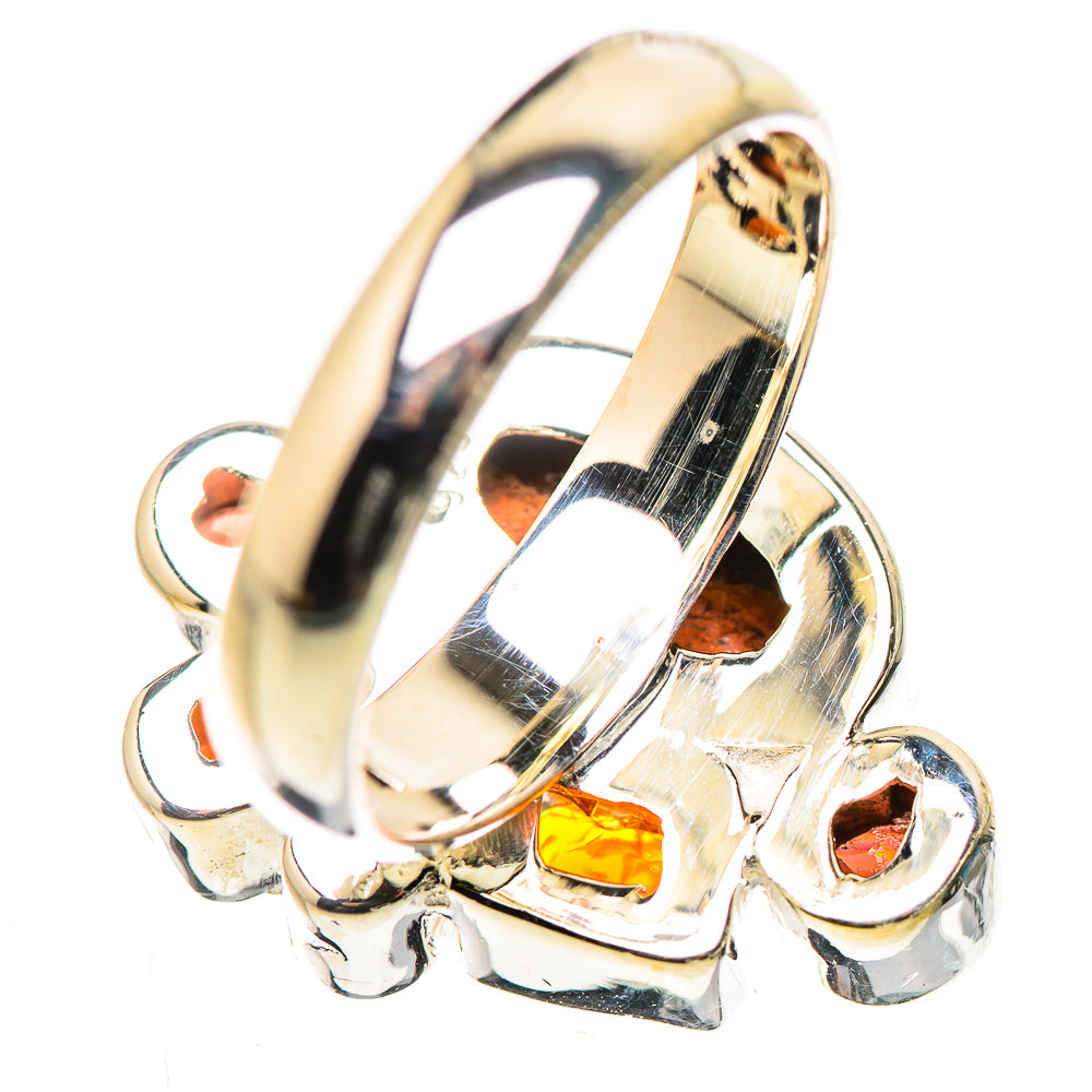 Mexican Fire Opal Rings handcrafted by Anasilvercos - RING132866 - Photo 3