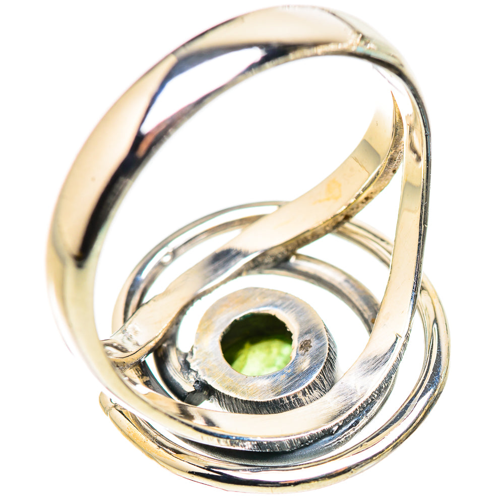 Green Tourmaline Rings handcrafted by Anasilvercos - RING132903 - Photo 3