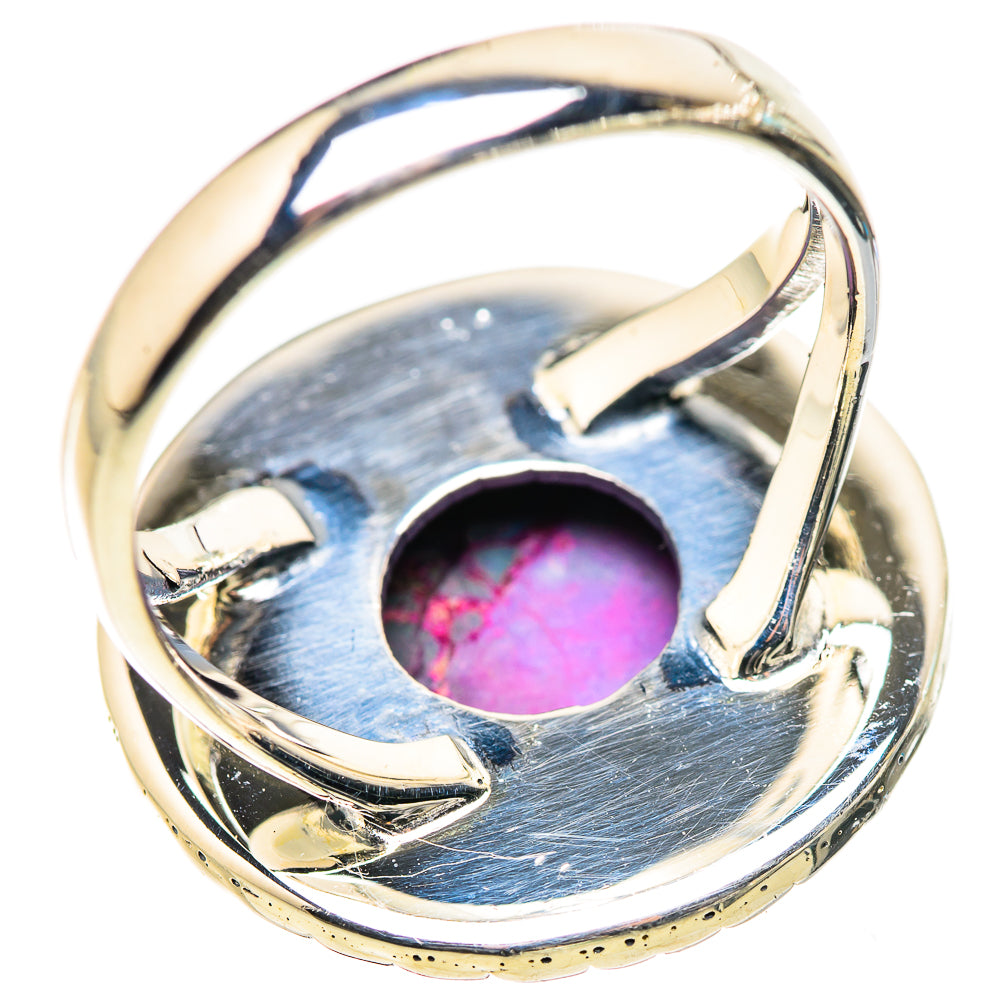 Purple Copper Composite Turquoise Rings handcrafted by Anasilvercos - RING132907 - Photo 3