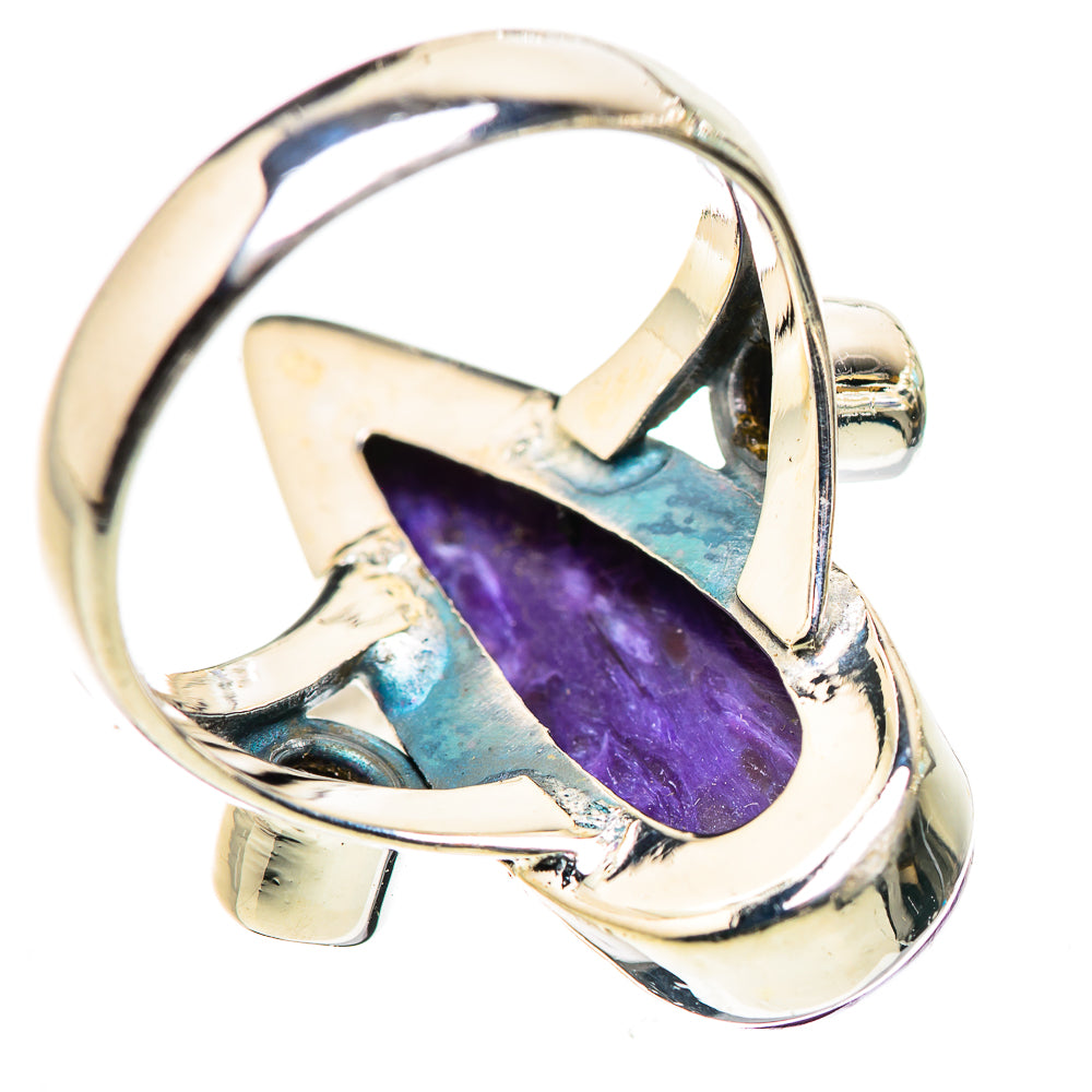 Charoite Rings handcrafted by Anasilvercos - RING132910 - Photo 3