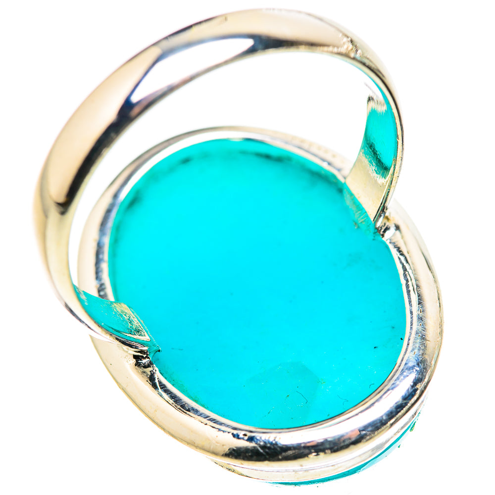 Peruvian Amazonite Rings handcrafted by Anasilvercos - RING132925 - Photo 3