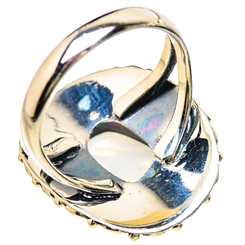 Rainbow Moonstone Rings handcrafted by Anasilvercos - RING132983 - Photo 3