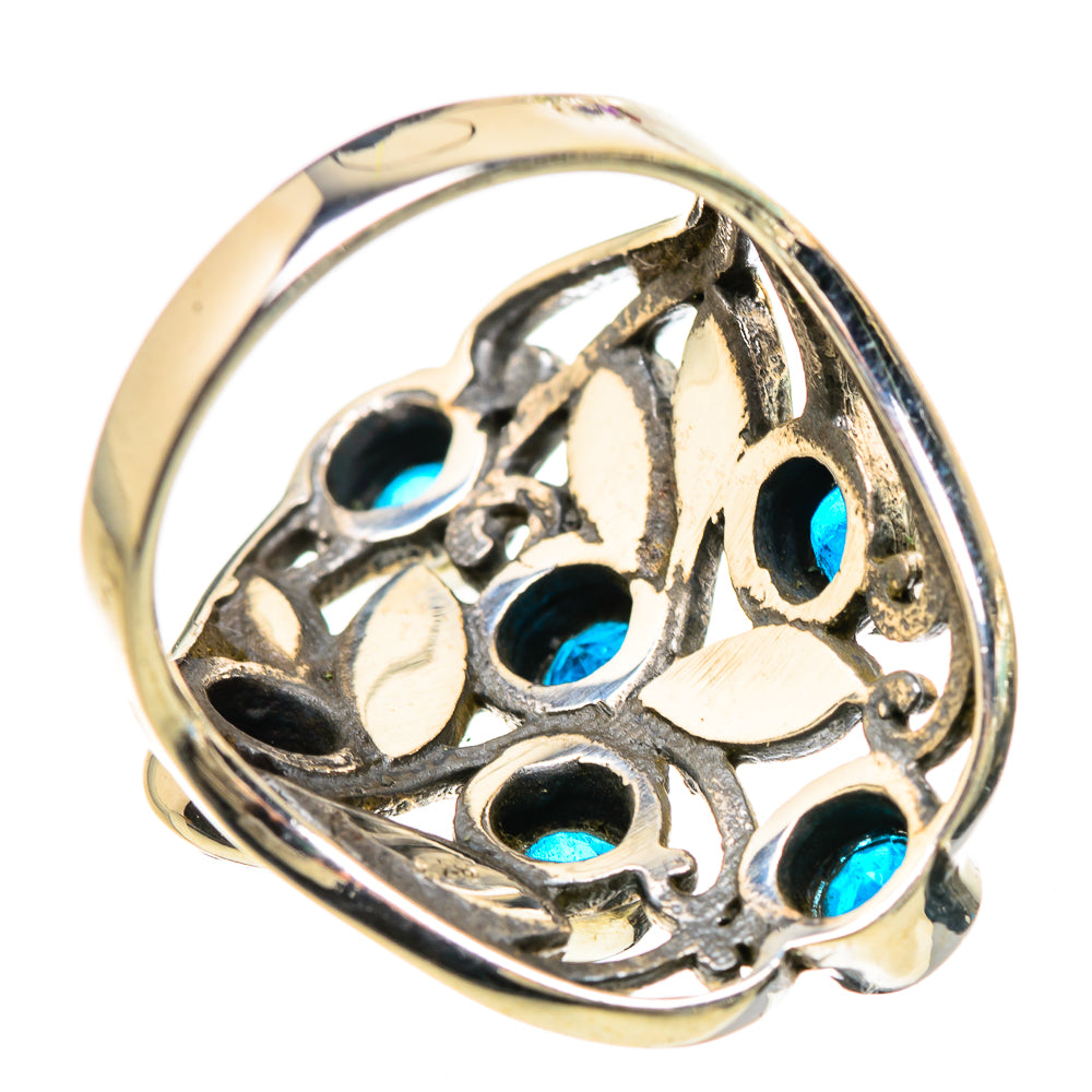 Swiss Blue Topaz Rings handcrafted by Anasilvercos - RING132992 - Photo 3