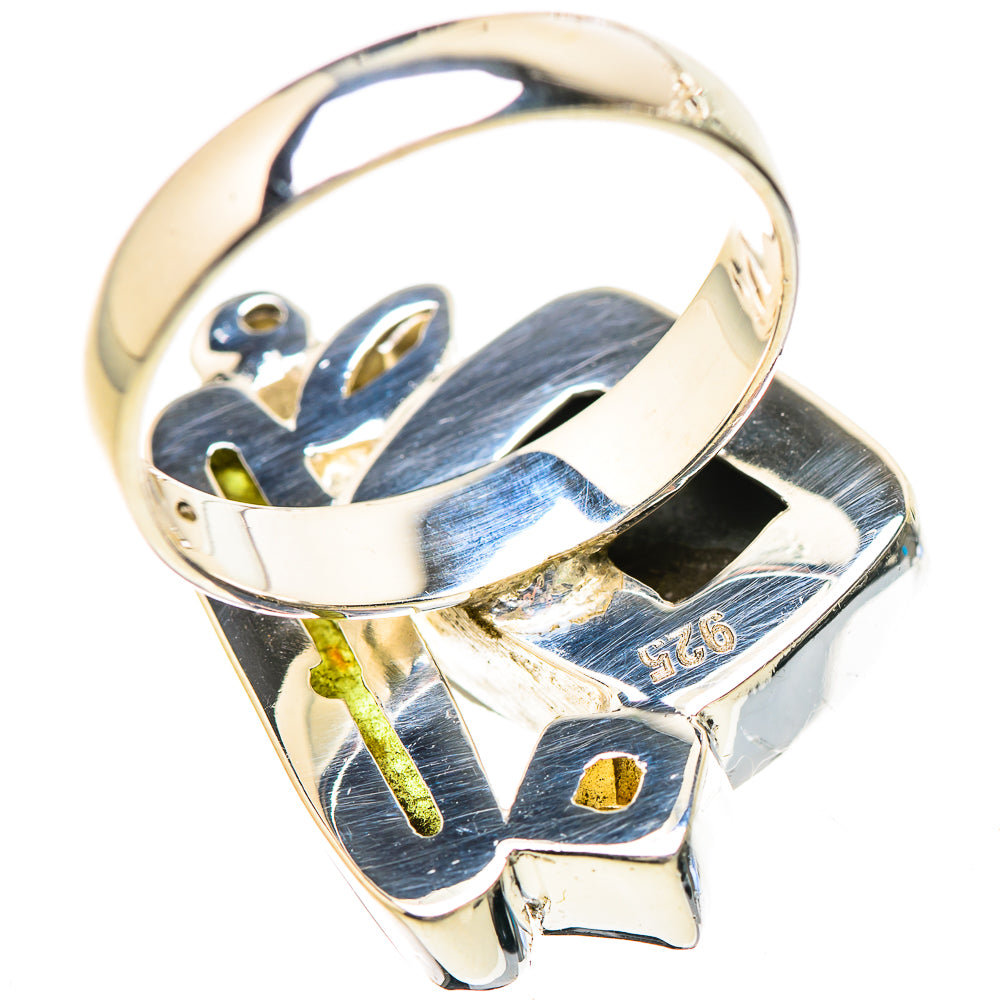 Spectro Pyrite Druzy Rings handcrafted by Anasilvercos - RING133011 - Photo 3