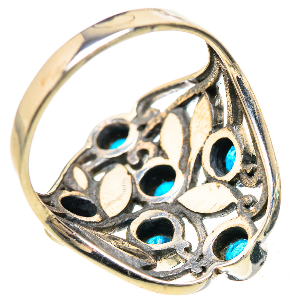 Swiss Blue Topaz Rings handcrafted by Anasilvercos - RING133018 - Photo 3