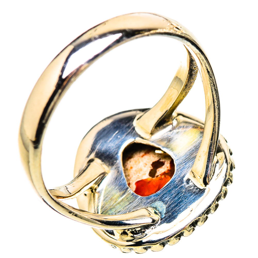 Mexican Fire Opal Rings handcrafted by Anasilvercos - RING133037 - Photo 3