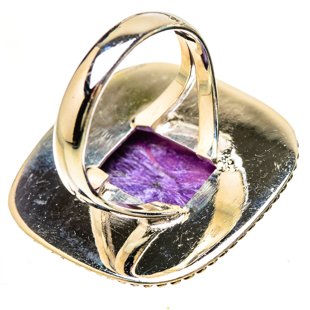 Charoite Rings handcrafted by Anasilvercos - RING133063 - Photo 3
