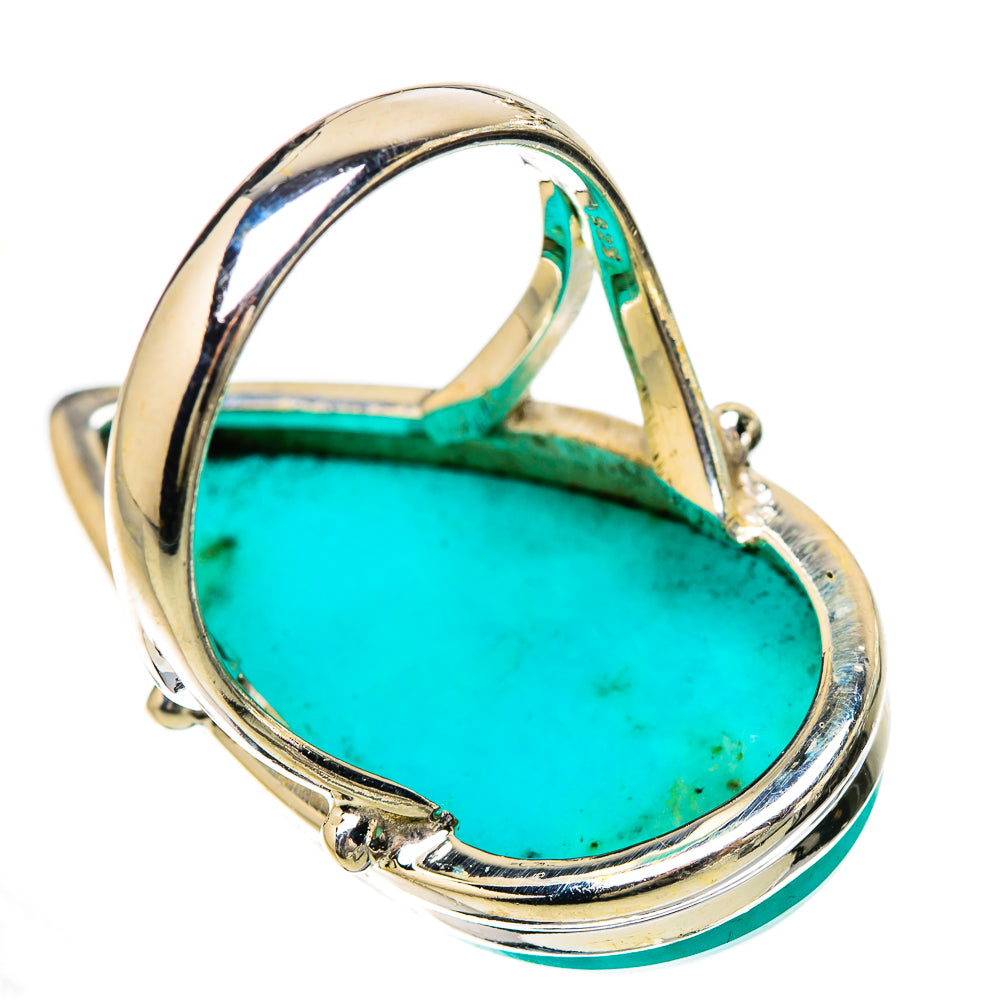 Peruvian Amazonite Rings handcrafted by Anasilvercos - RING133075 - Photo 3