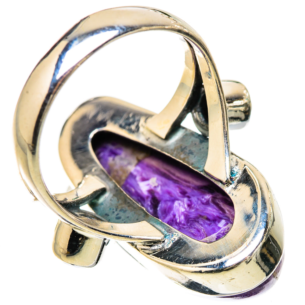 Charoite Rings handcrafted by Anasilvercos - RING133099 - Photo 3