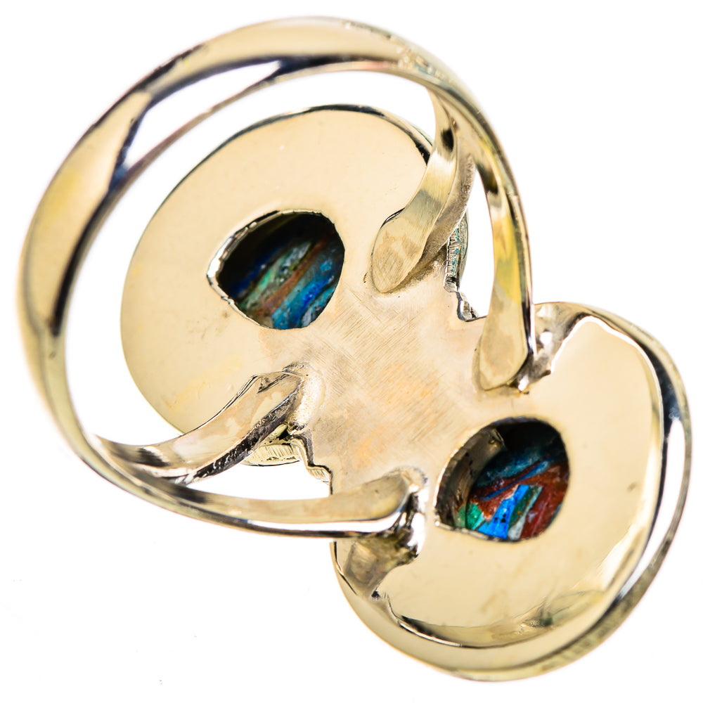 Rainbow Calsilica Rings handcrafted by Anasilvercos - RING133105 - Photo 3