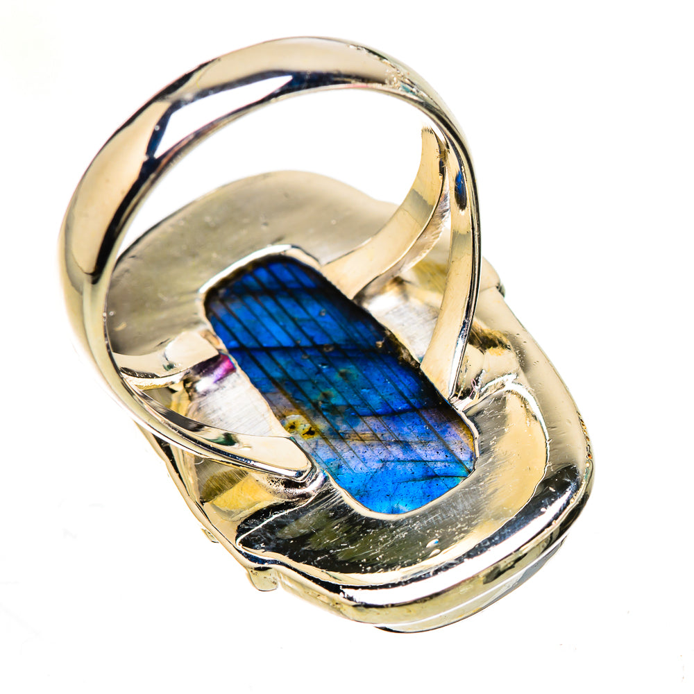 Labradorite Rings handcrafted by Anasilvercos - RING133118 - Photo 3
