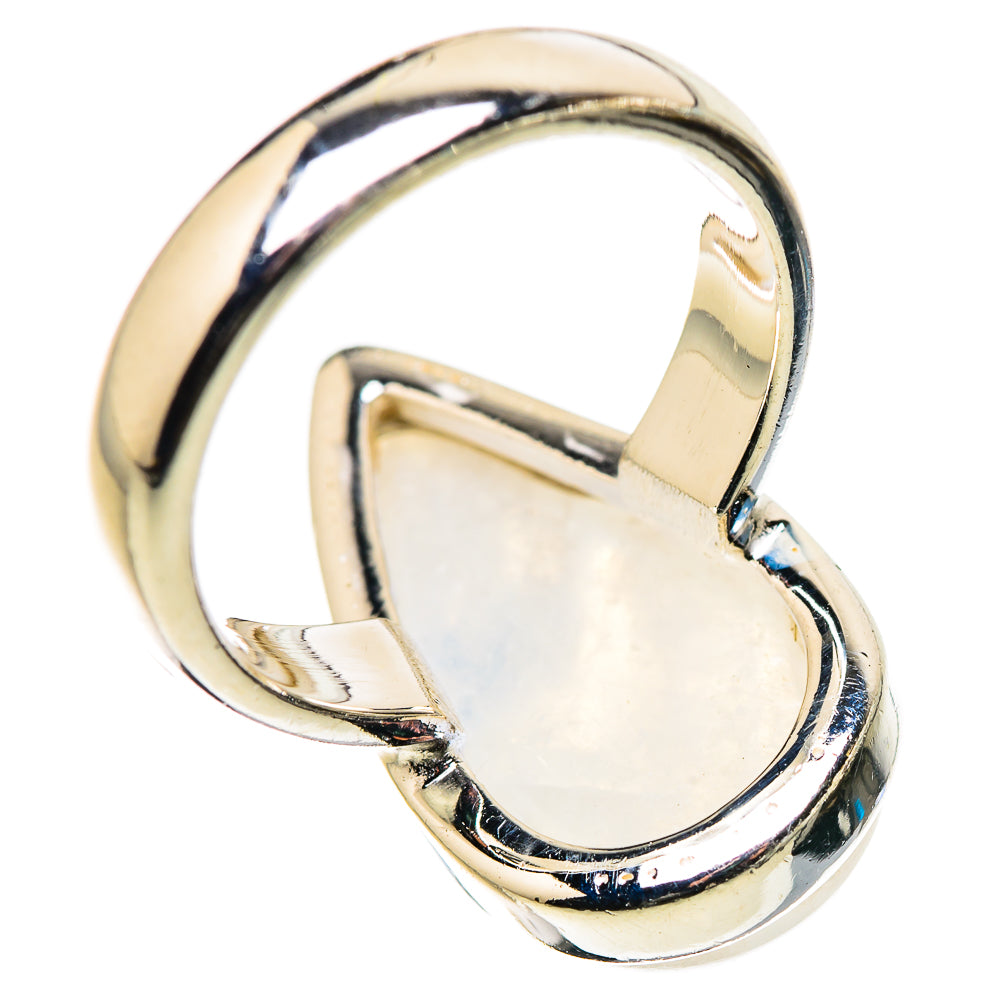 Rainbow Moonstone Rings handcrafted by Anasilvercos - RING133184 - Photo 3
