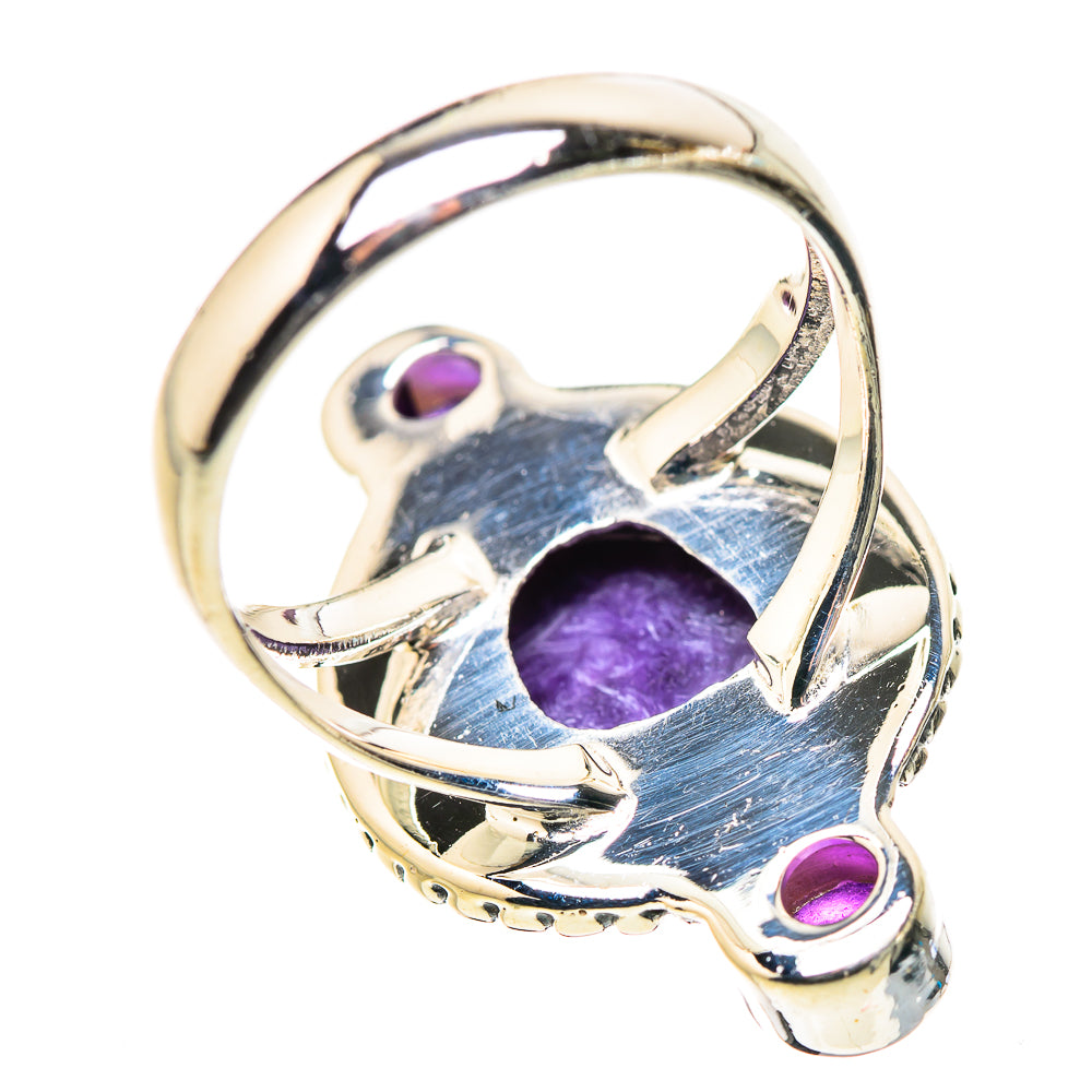 Charoite Rings handcrafted by Anasilvercos - RING133204 - Photo 3