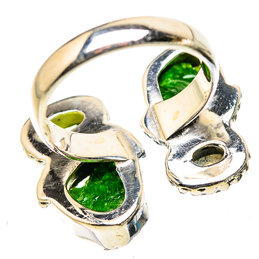 Chrome Diopside Rings handcrafted by Anasilvercos - RING133222 - Photo 3
