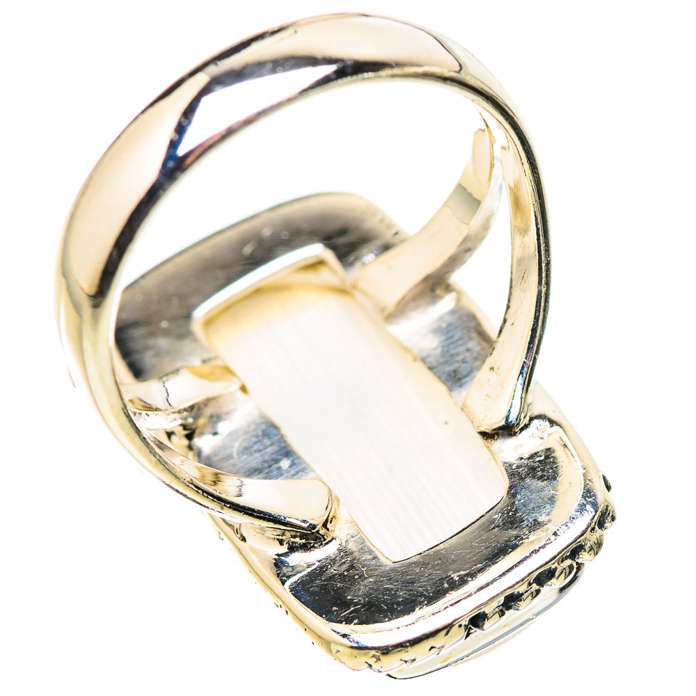 Rainbow Moonstone Rings handcrafted by Anasilvercos - RING133253 - Photo 3