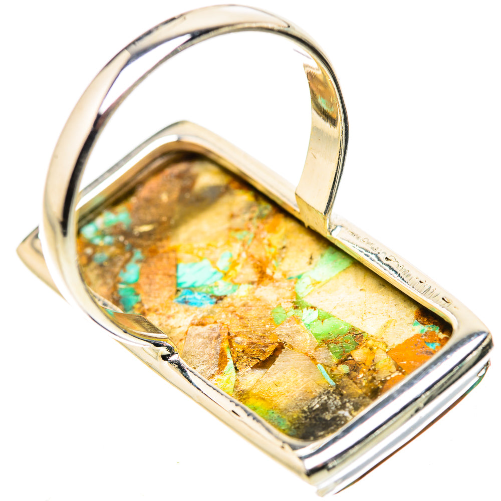 King Mohave Turquoise Rings handcrafted by Anasilvercos - RING133279 - Photo 3