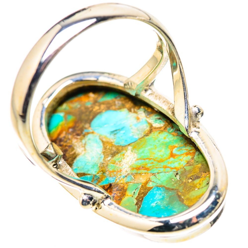 King Mohave Turquoise Rings handcrafted by Anasilvercos - RING133308 - Photo 3