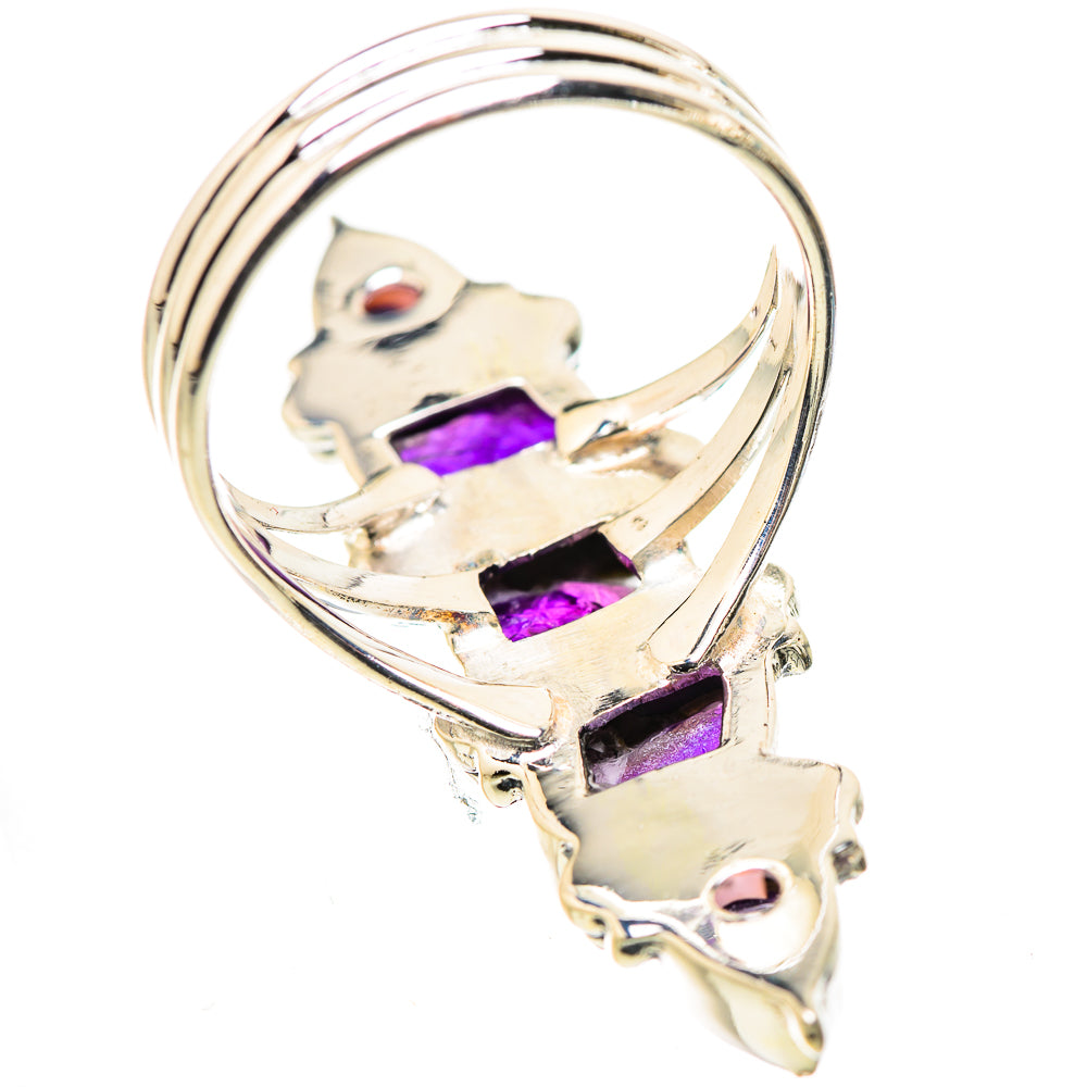 Amethyst Rings handcrafted by Anasilvercos - RING133326 - Photo 3