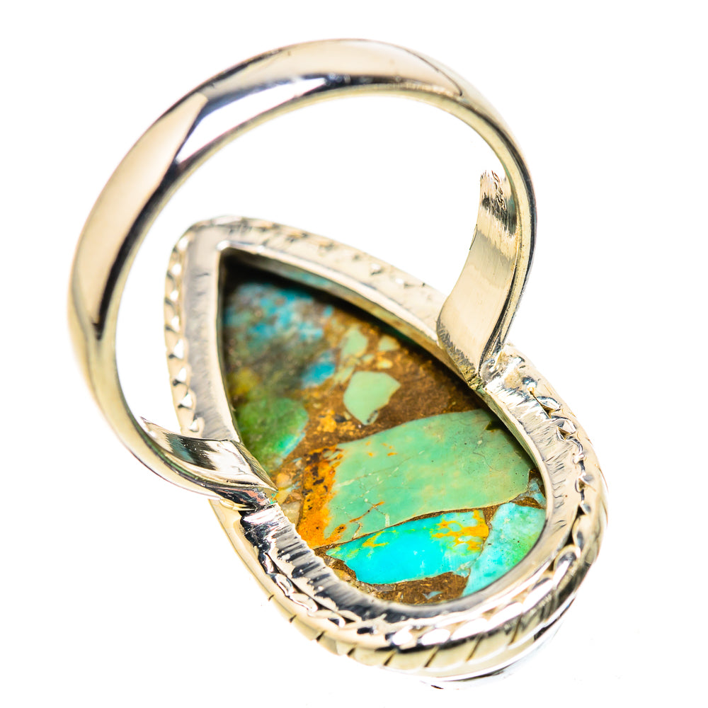 King Mohave Turquoise Rings handcrafted by Anasilvercos - RING133336 - Photo 3