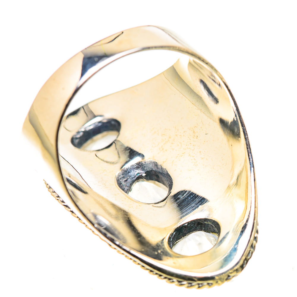 Rainbow Moonstone Rings handcrafted by Anasilvercos - RING133344 - Photo 3