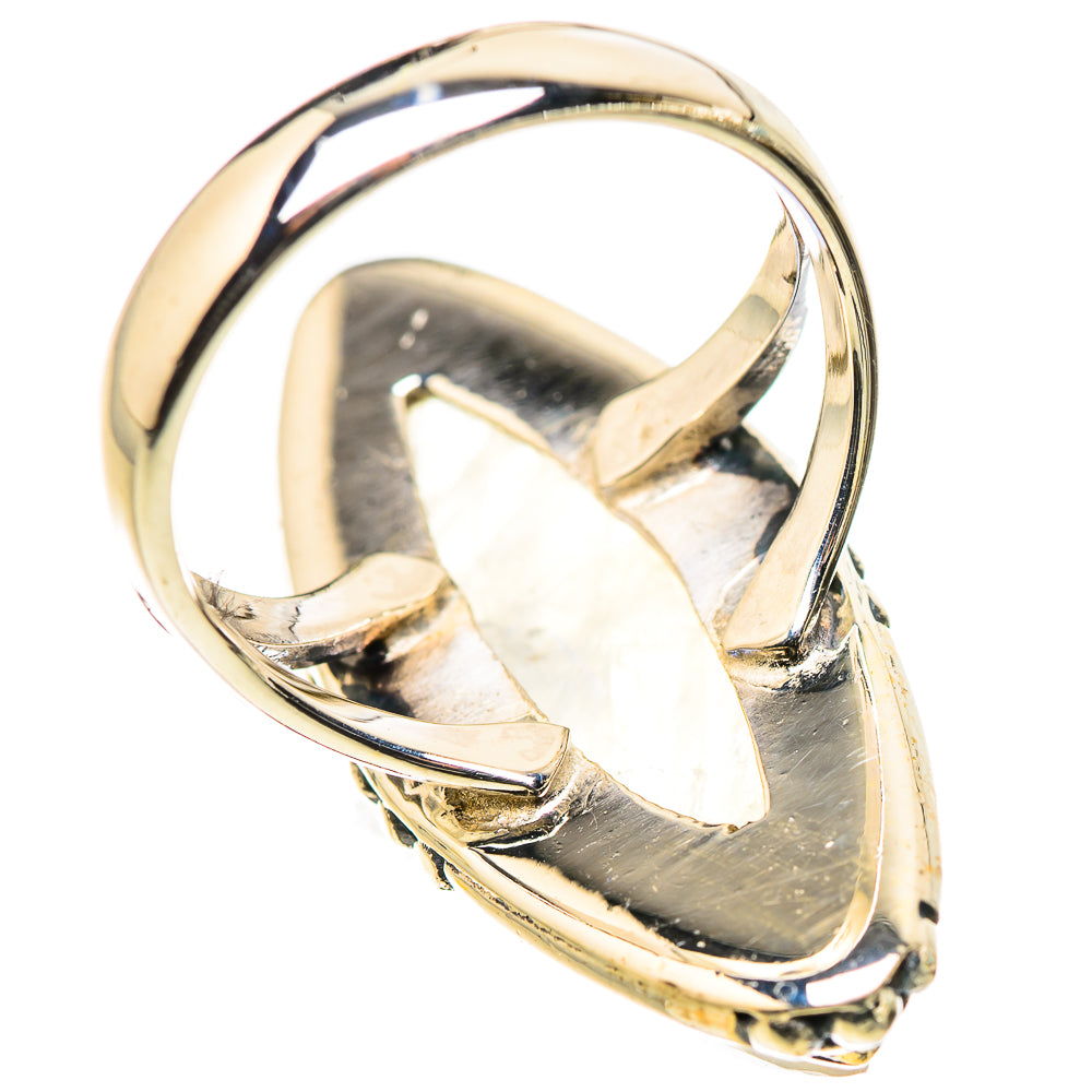 Rainbow Moonstone Rings handcrafted by Anasilvercos - RING133358 - Photo 3