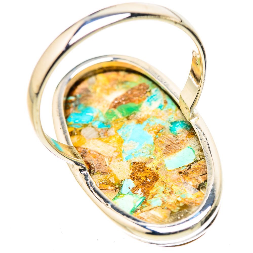 King Mohave Turquoise Rings handcrafted by Anasilvercos - RING133361 - Photo 3