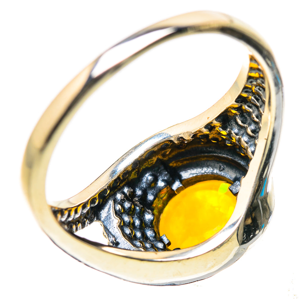 Ethiopian Opal Rings handcrafted by Anasilvercos - RING133405 - Photo 3