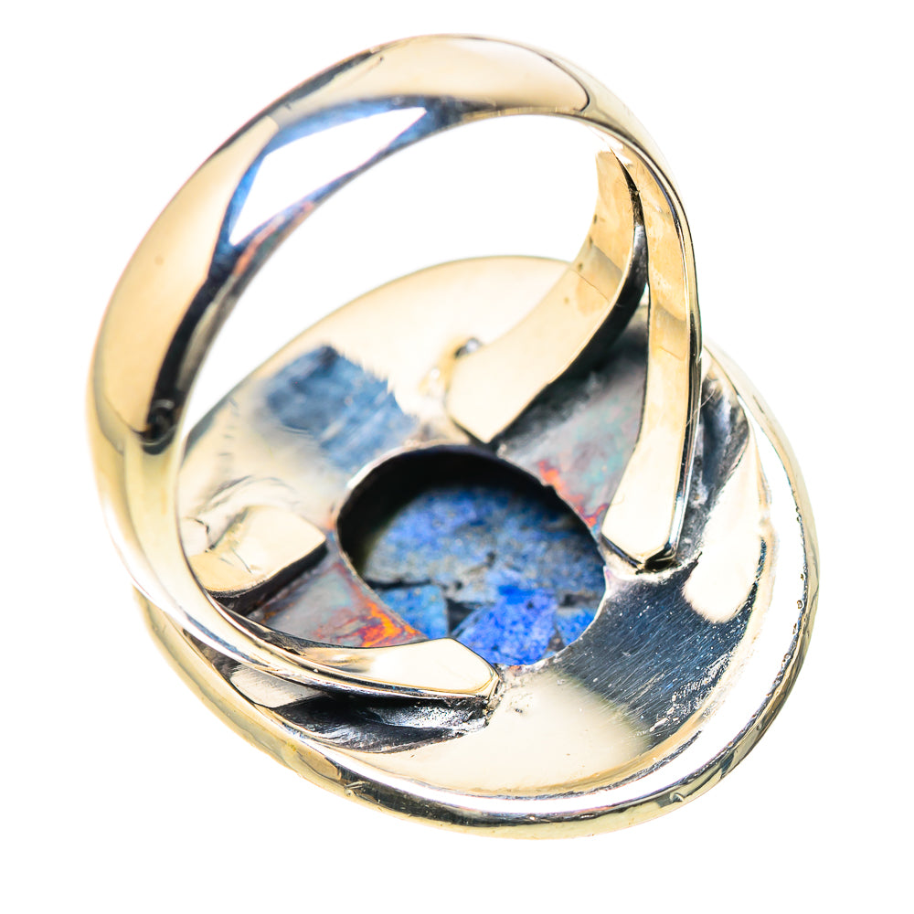 Copper Lapis Lazuli Rings handcrafted by Anasilvercos - RING133409 - Photo 3