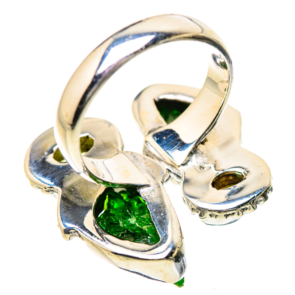 Chrome Diopside Rings handcrafted by Anasilvercos - RING133412 - Photo 3