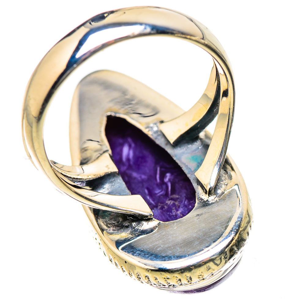Charoite Rings handcrafted by Anasilvercos - RING133418 - Photo 3