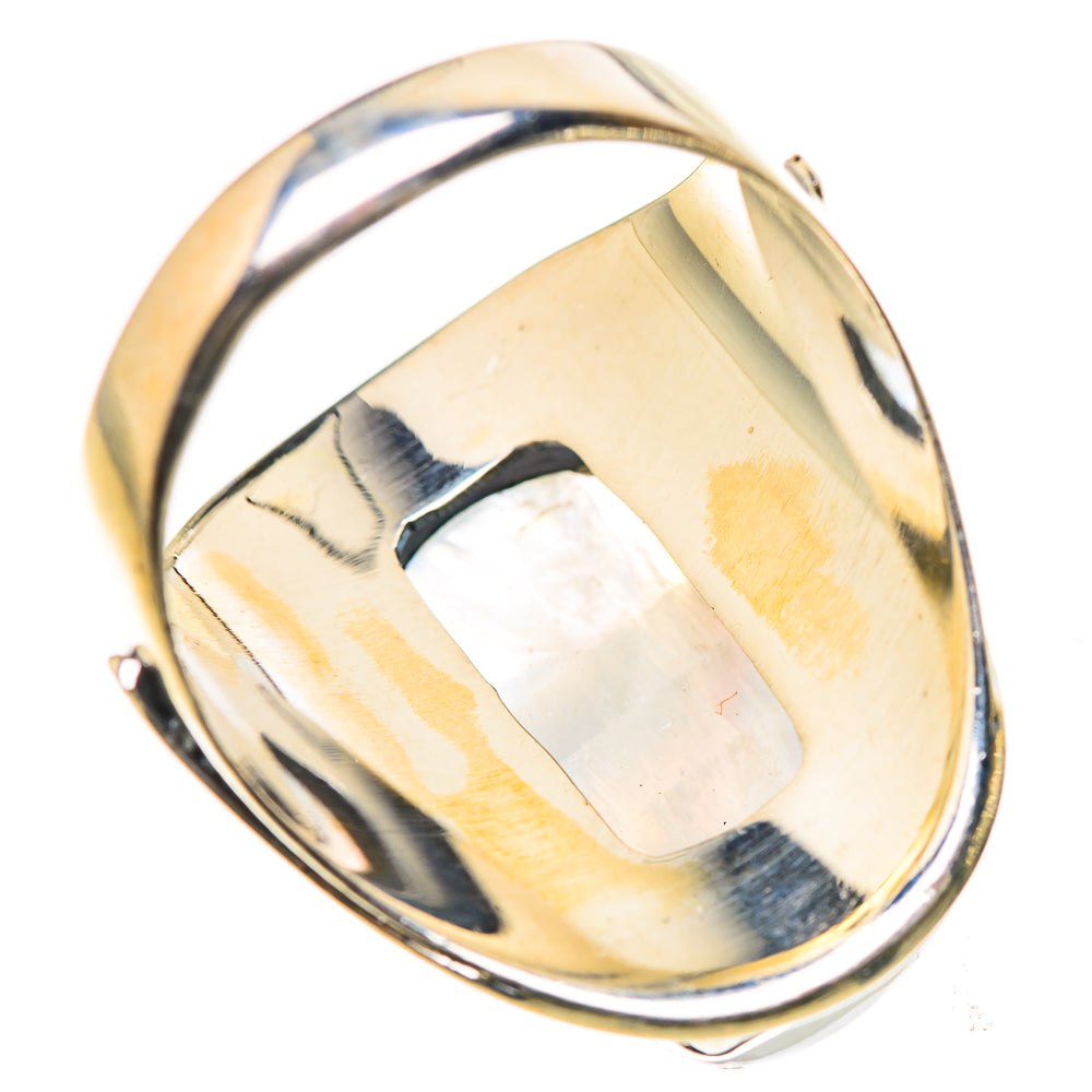 Rainbow Moonstone Rings handcrafted by Anasilvercos - RING133442 - Photo 3