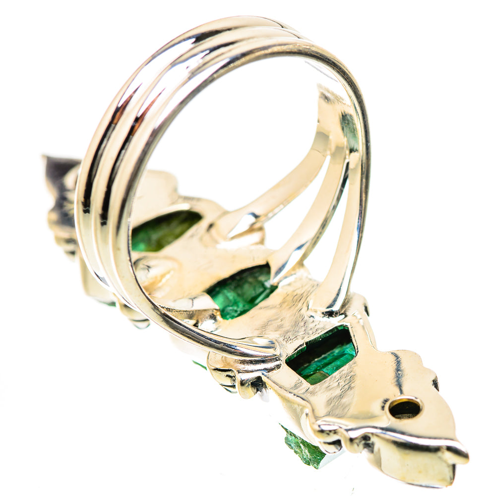 Green Tourmaline Rings handcrafted by Anasilvercos - RING133477 - Photo 3