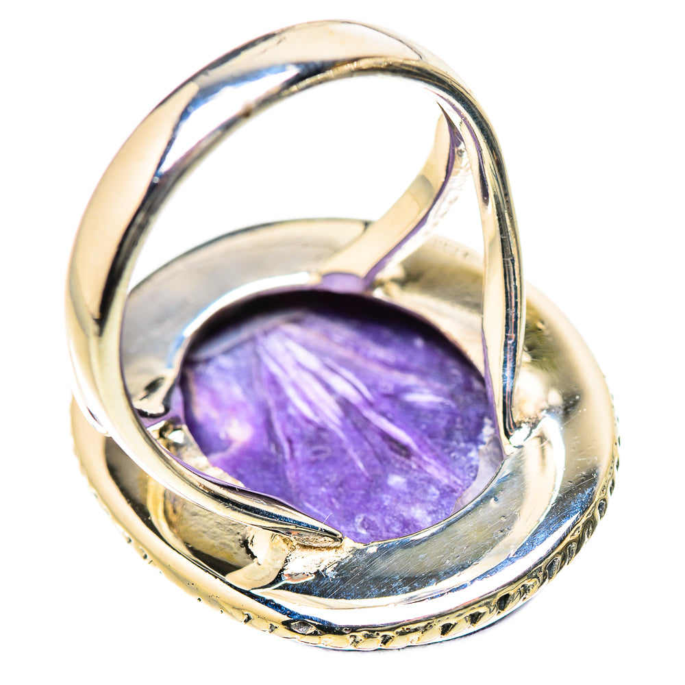 Charoite Rings handcrafted by Anasilvercos - RING133484 - Photo 3