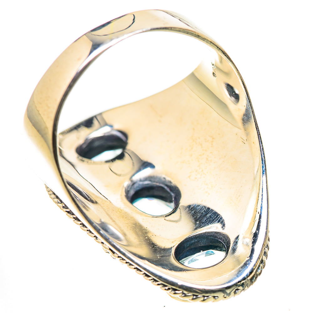 Blue Topaz Rings handcrafted by Anasilvercos - RING133529 - Photo 3