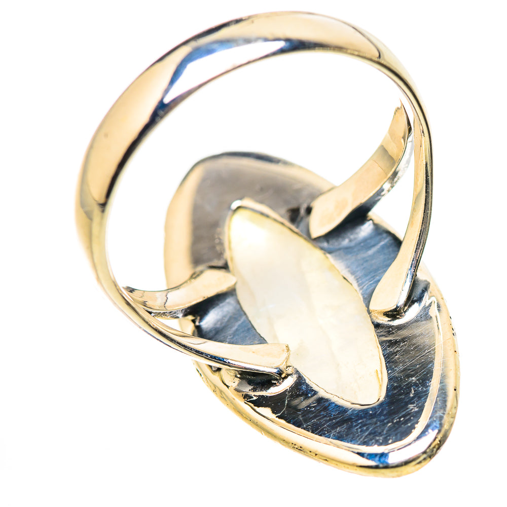 Rainbow Moonstone Rings handcrafted by Anasilvercos - RING133537 - Photo 3