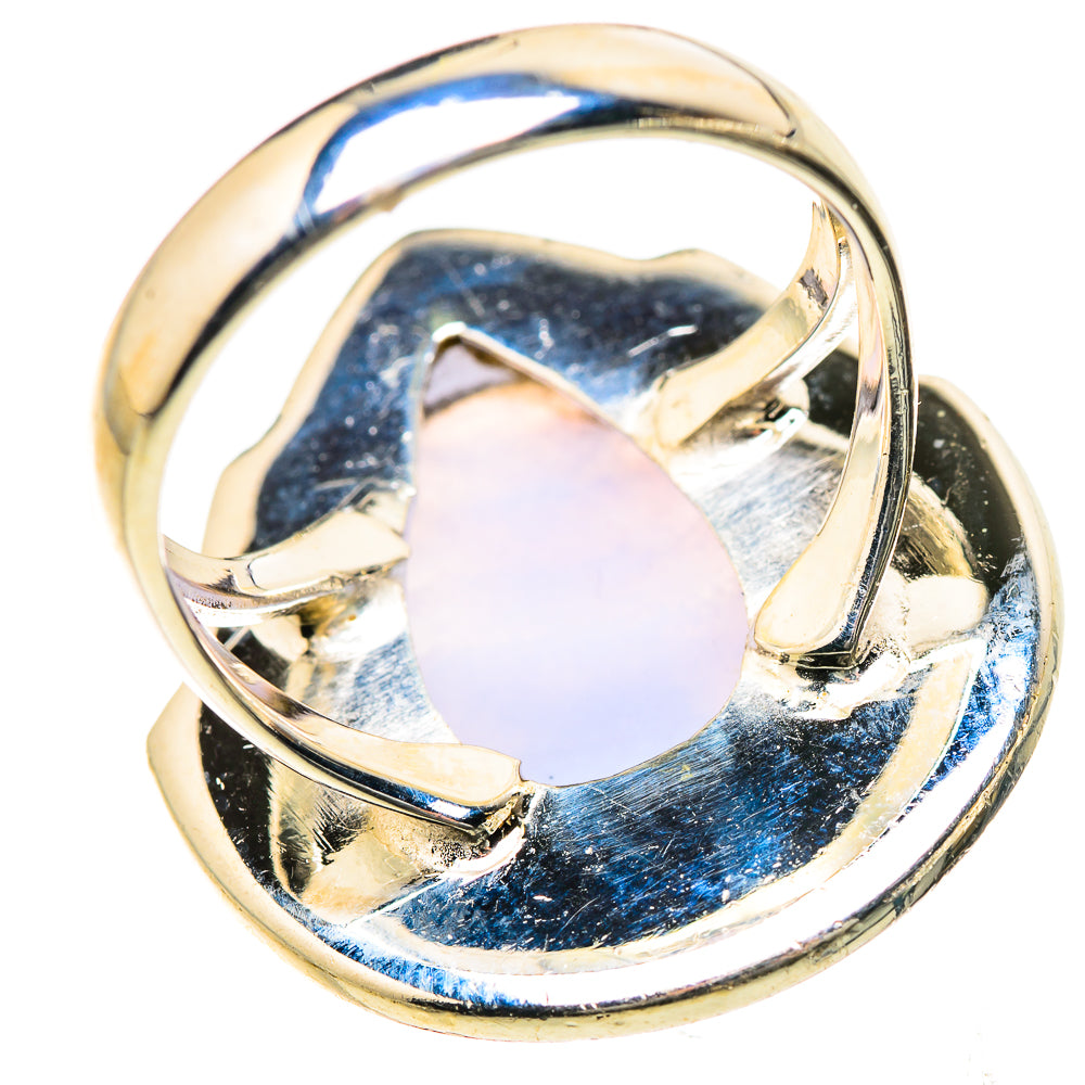Blue Lace Agate Rings handcrafted by Anasilvercos - RING133538 - Photo 3