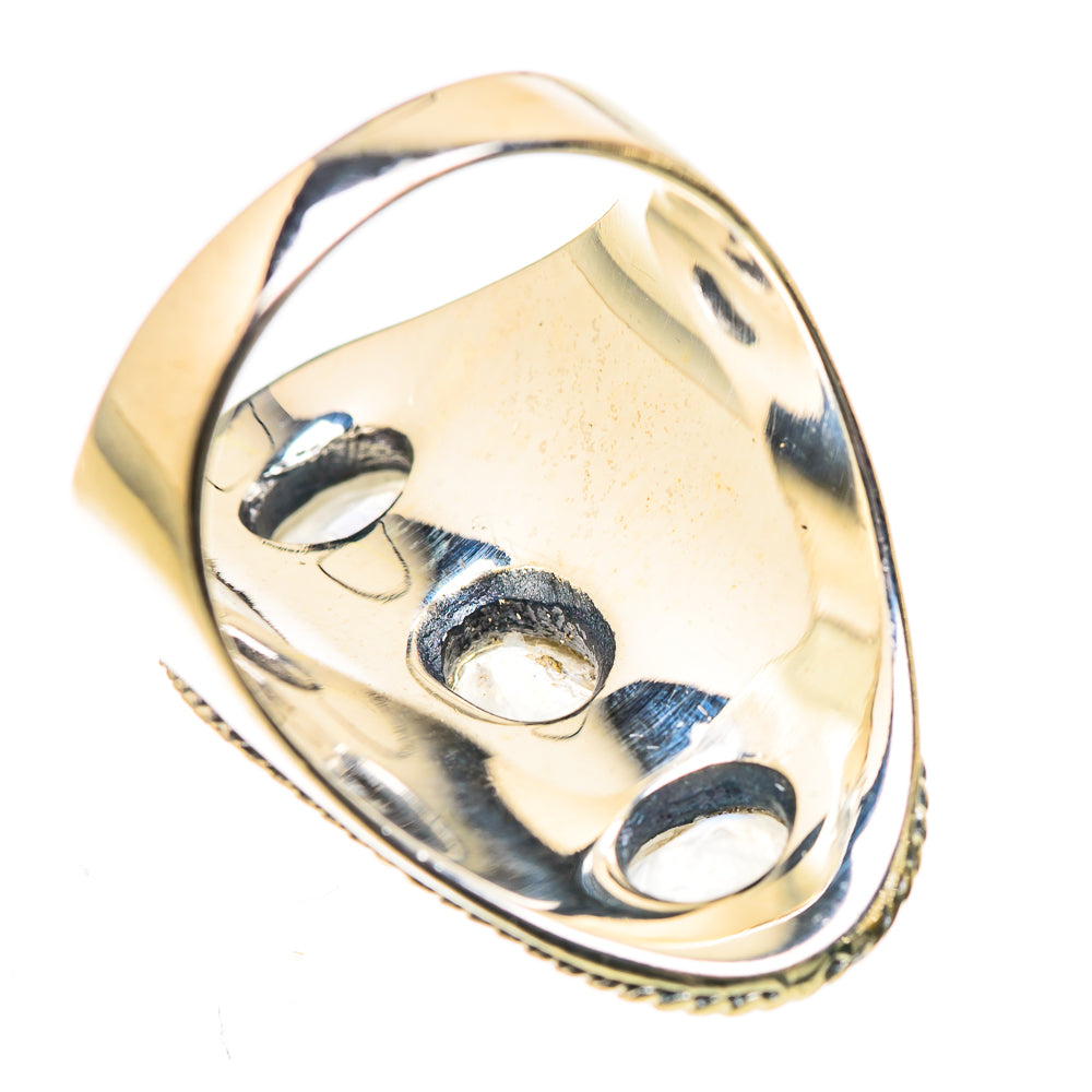 Rainbow Moonstone Rings handcrafted by Anasilvercos - RING133539 - Photo 3