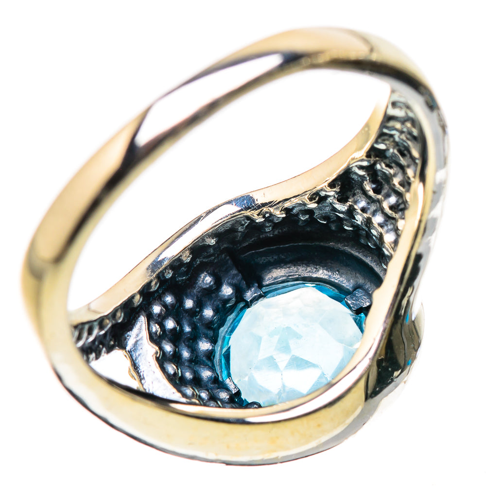Blue Topaz Rings handcrafted by Anasilvercos - RING133569 - Photo 3