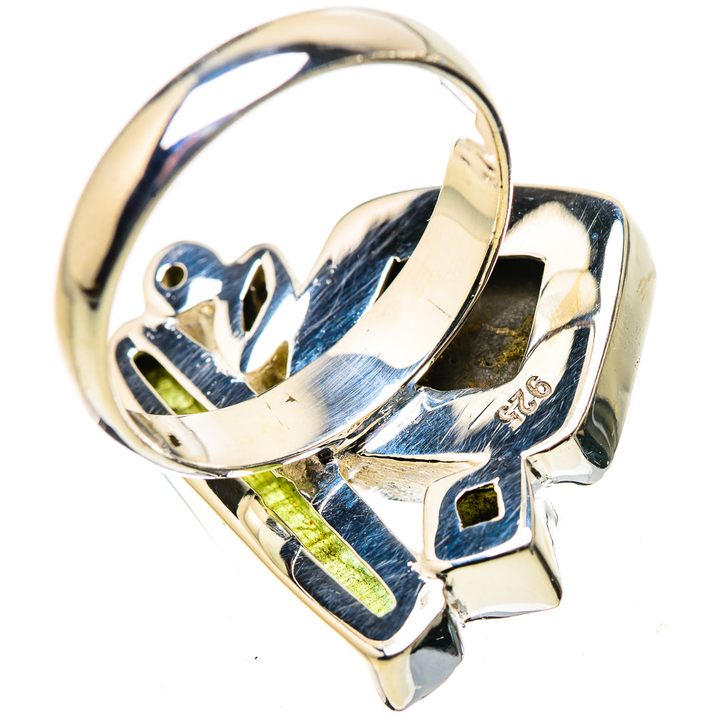 Spectro Pyrite Druzy Rings handcrafted by Anasilvercos - RING133593 - Photo 3