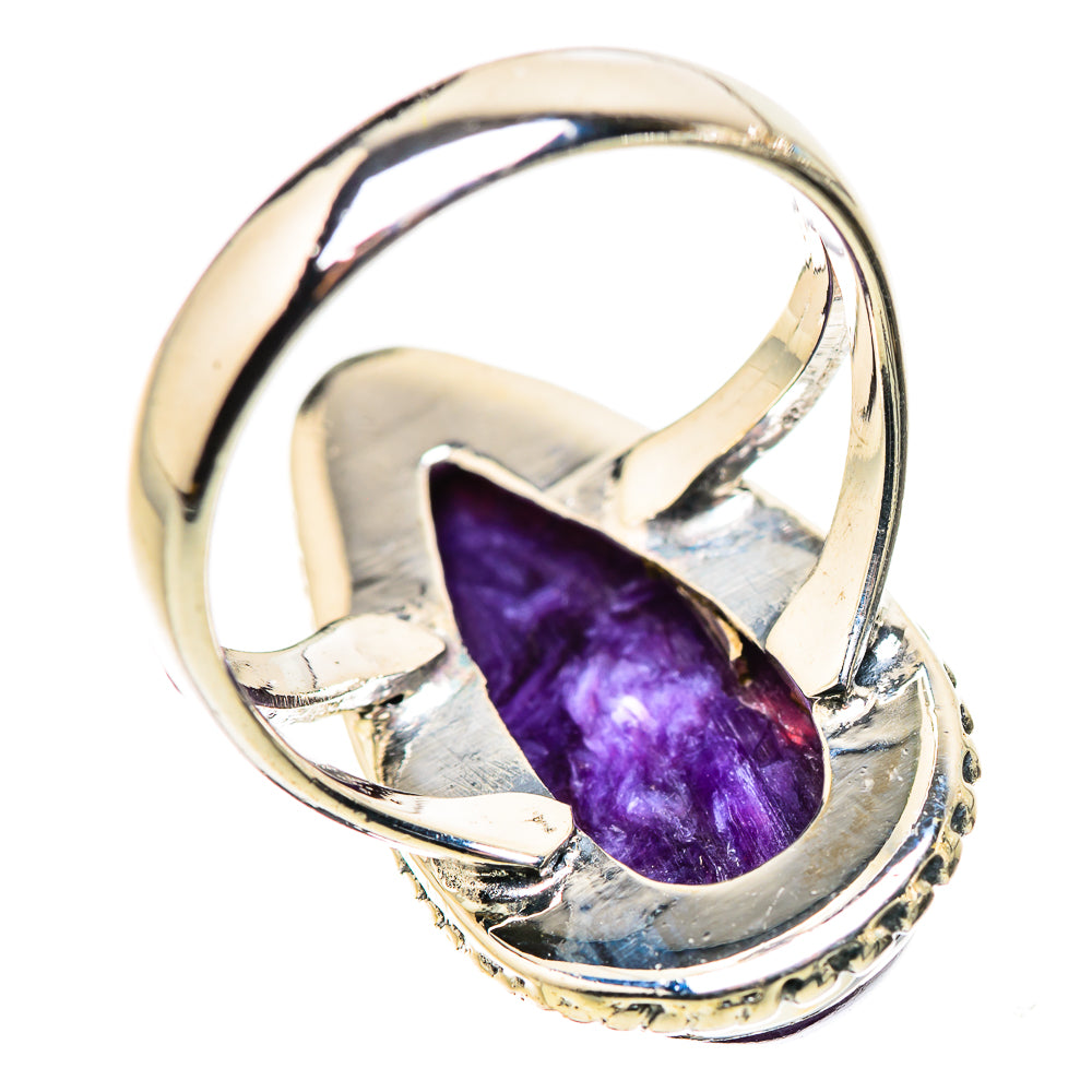 Charoite Rings handcrafted by Anasilvercos - RING133621 - Photo 3