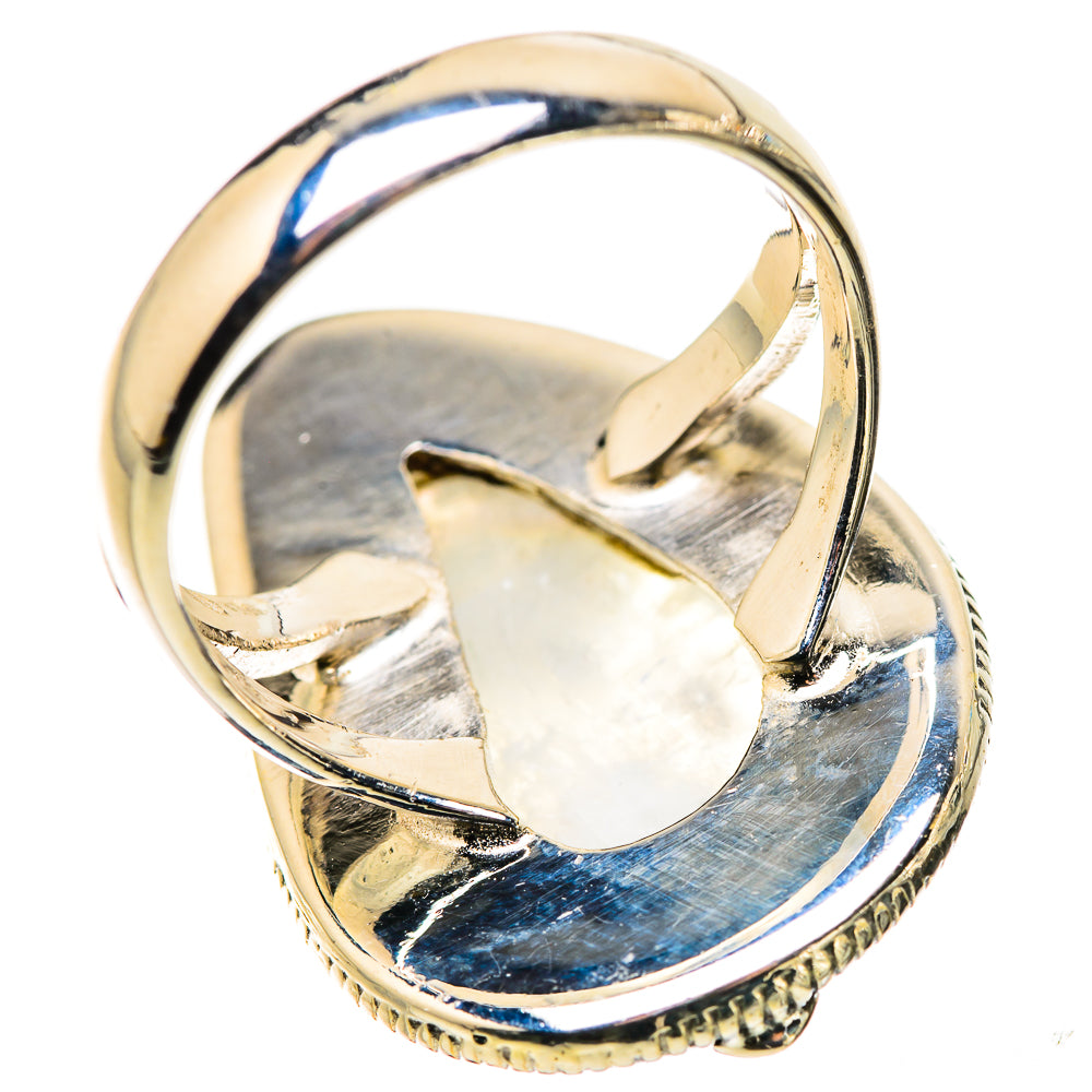 Rainbow Moonstone Rings handcrafted by Anasilvercos - RING133625 - Photo 3