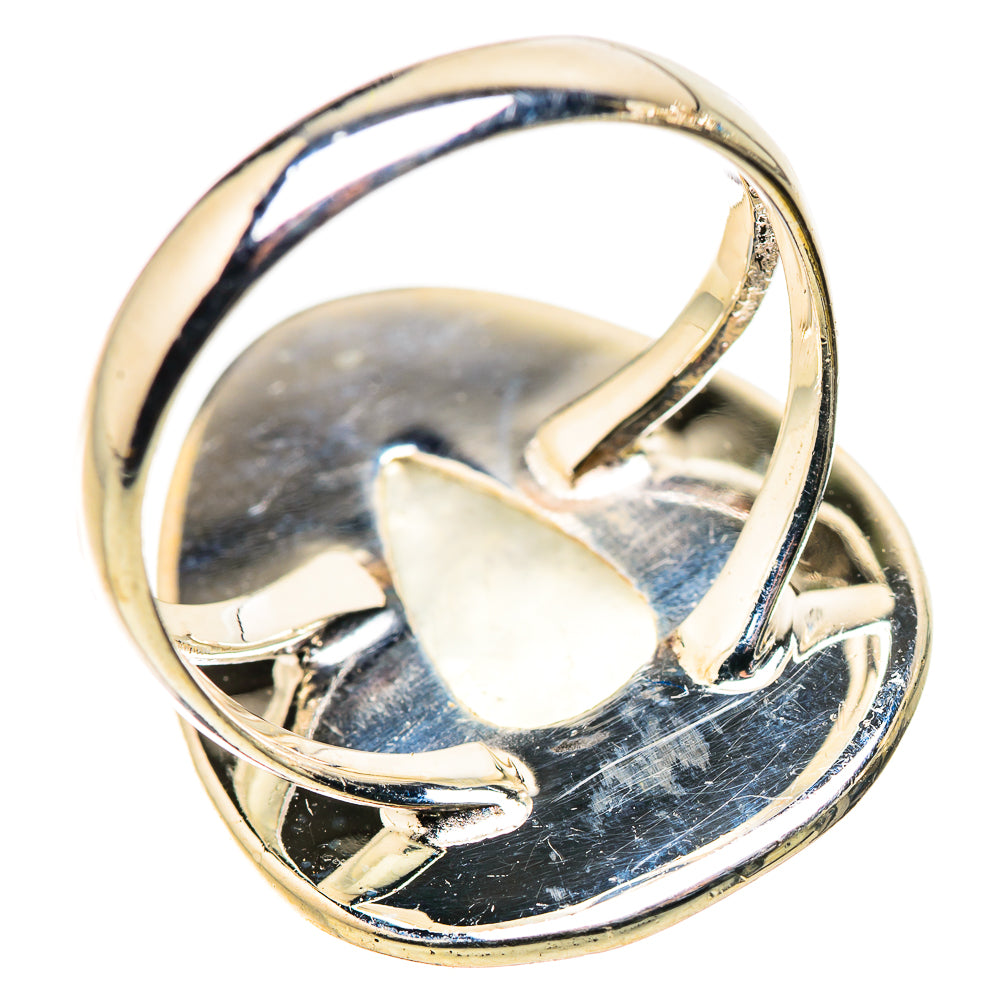 Rainbow Moonstone Rings handcrafted by Anasilvercos - RING133655 - Photo 3