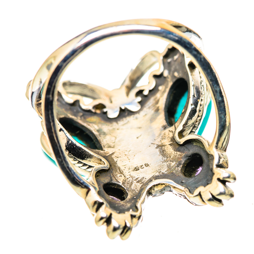 Sleeping Beauty Turquoise Rings handcrafted by Anasilvercos - RING133717 - Photo 3
