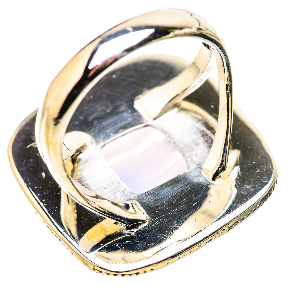 Blue Lace Agate Rings handcrafted by Anasilvercos - RING133746 - Photo 3