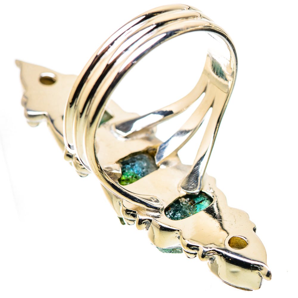 Green Tourmaline Rings handcrafted by Anasilvercos - RING133749 - Photo 3