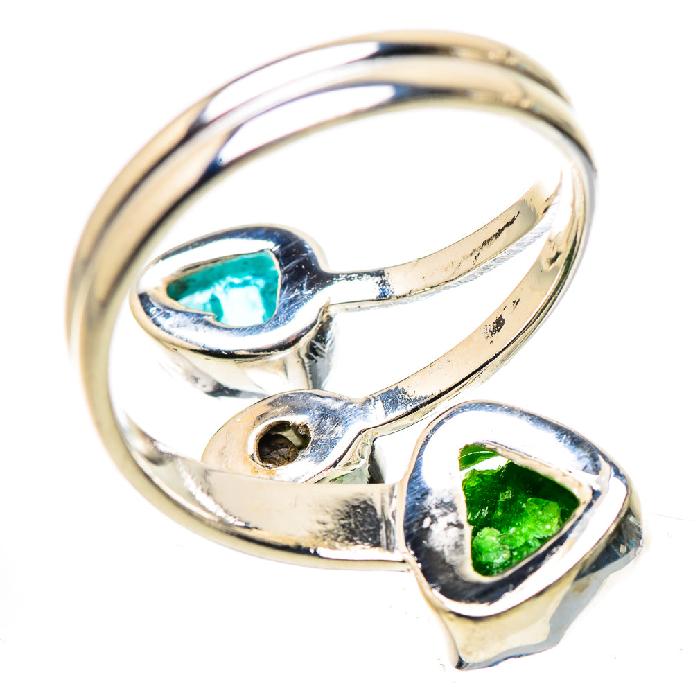 Chrome Diopside Rings handcrafted by Anasilvercos - RING133759 - Photo 3