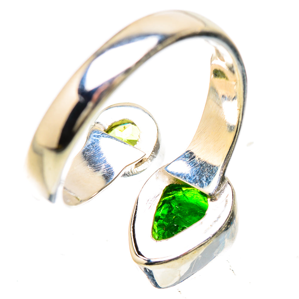 Chrome Diopside Rings handcrafted by Anasilvercos - RING133768 - Photo 3
