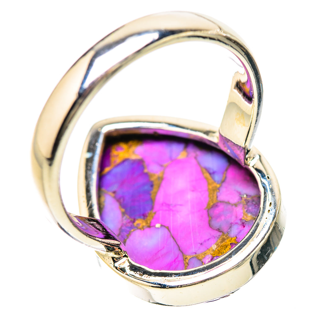 Purple Copper Composite Turquoise Rings handcrafted by Anasilvercos - RING133811 - Photo 3