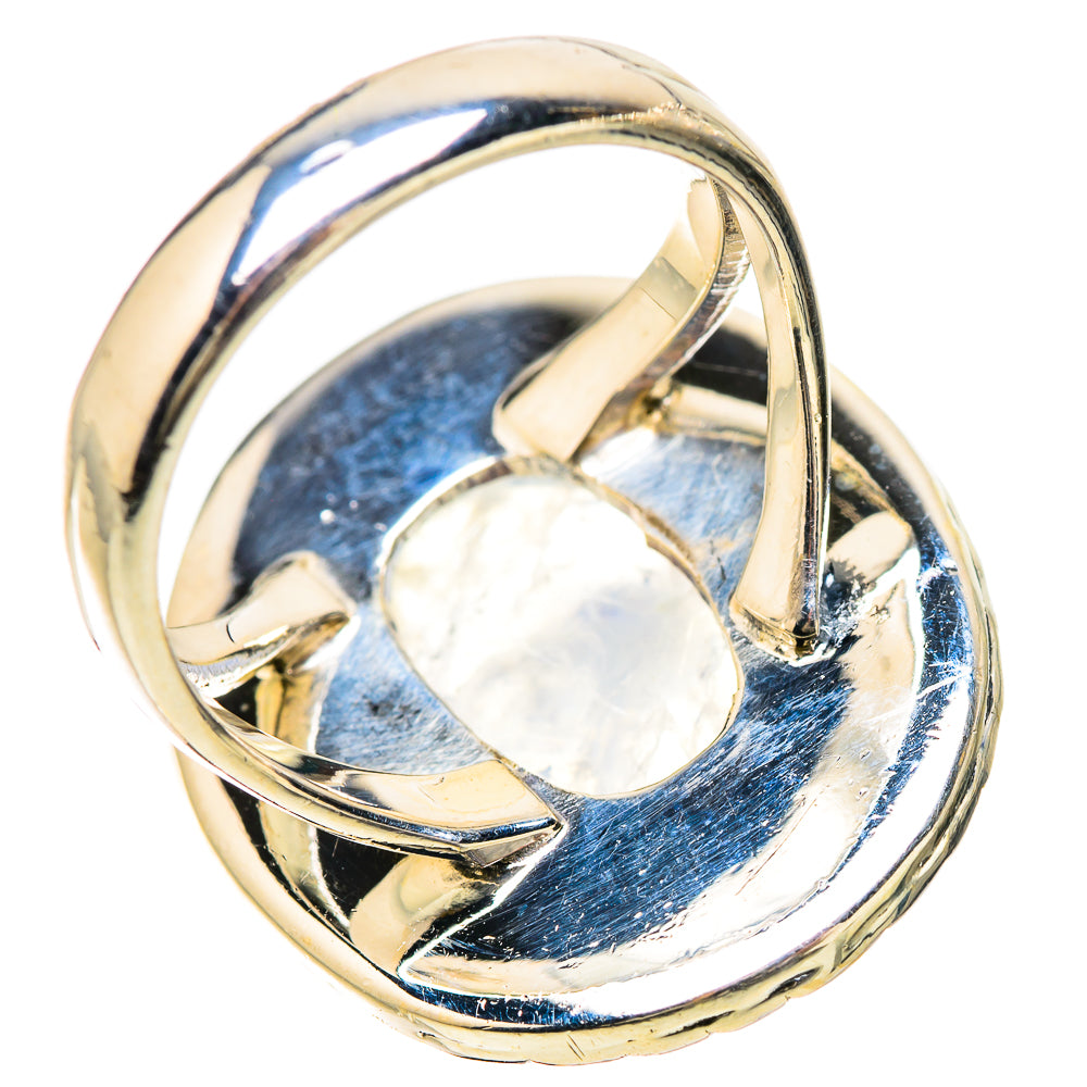 Rainbow Moonstone Rings handcrafted by Anasilvercos - RING133814 - Photo 3